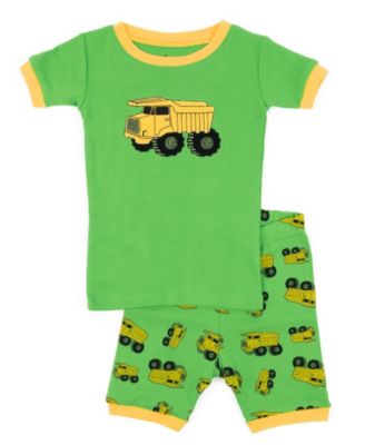 Big Boys Little/Big 2-Piece (6- 10) Short Sleeve Cotton Novelty Pajama Set