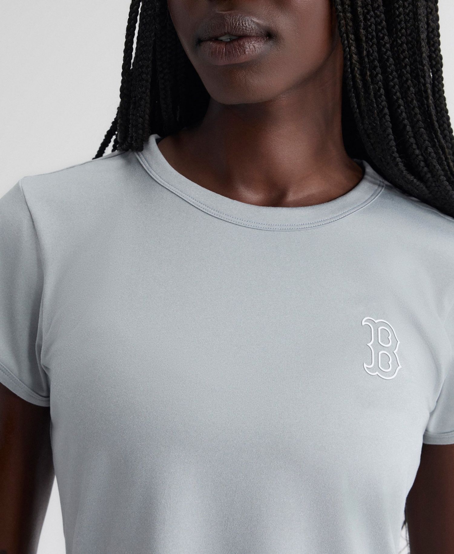 Women's Gray Boston Red Sox Clutch T-Shirt