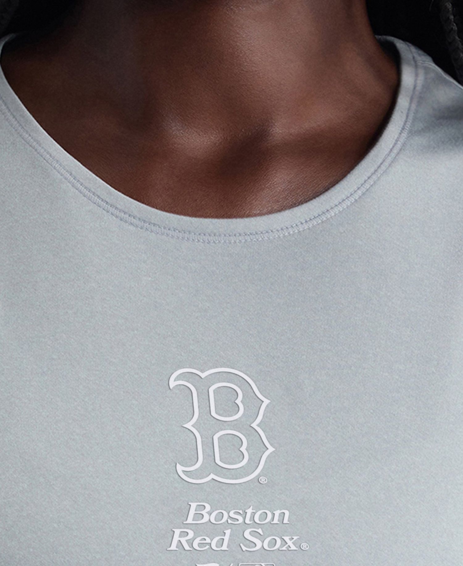 Women's Gray Boston Red Sox Clutch Tank Top
