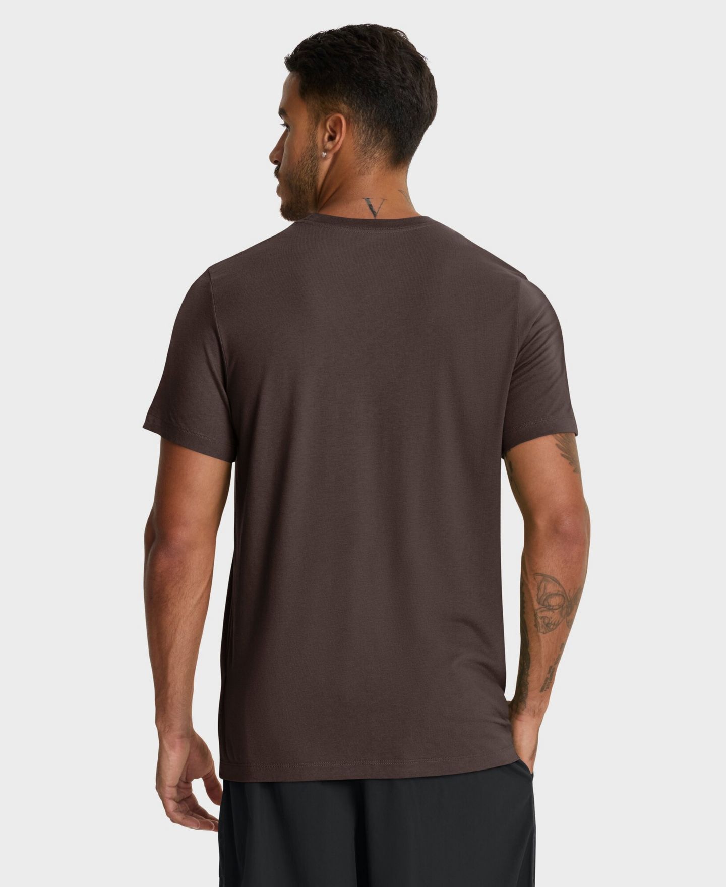 Мужская футболка Nike Brown San Diego Padres Tri-Blend Logo — фото 3