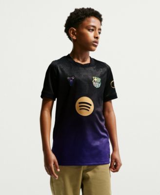 Big Boys and Girls Purple Barcelona 2026/27 Away Stadium Replica Jersey
