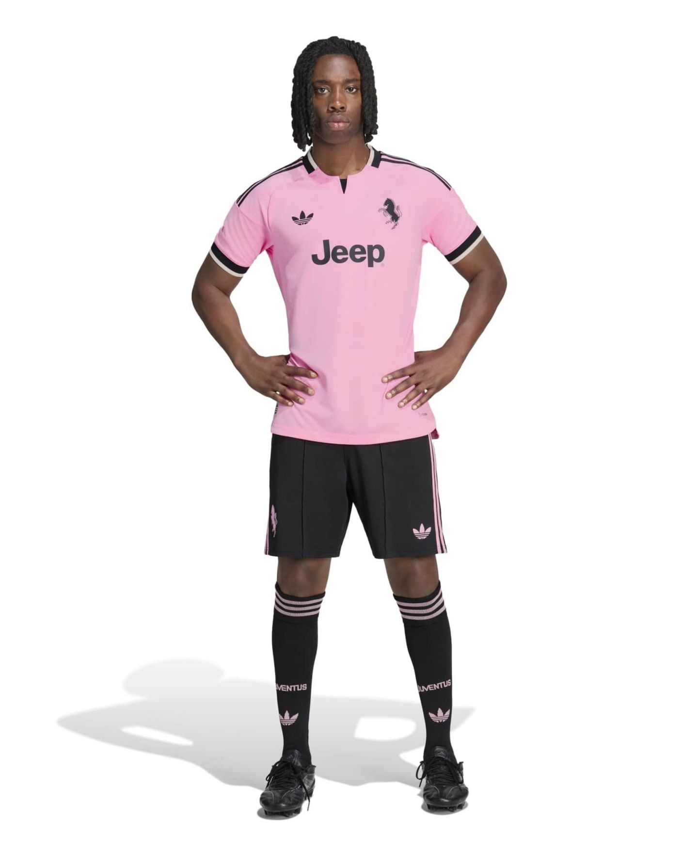 Мужской топ adidas Pink Juventus 2026/27 Away On-Field Authentic Jersey — фото 7