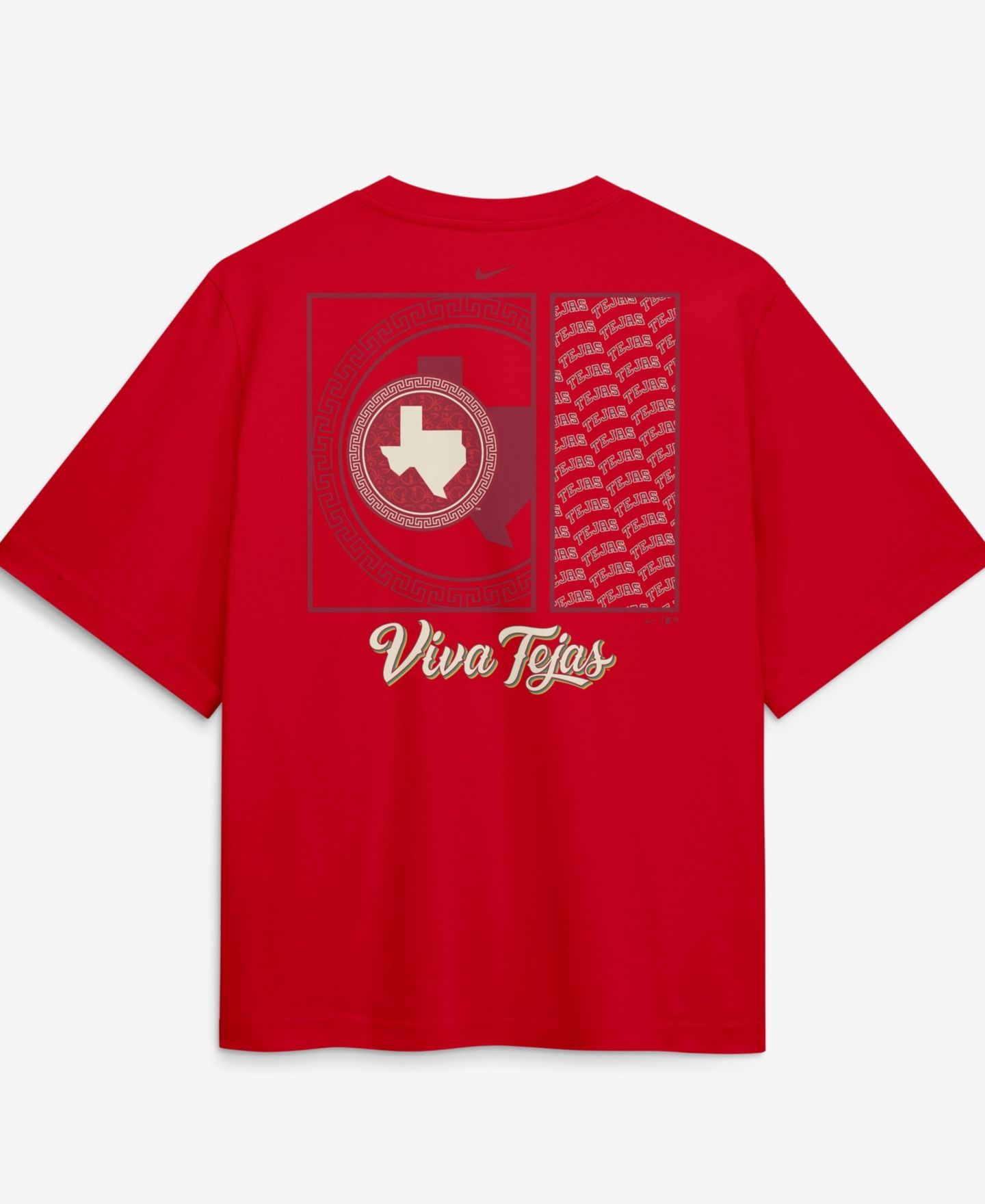 Женская футболка Nike Red Texas Rangers Premium Essentials Relaxed Boxy — фото 4
