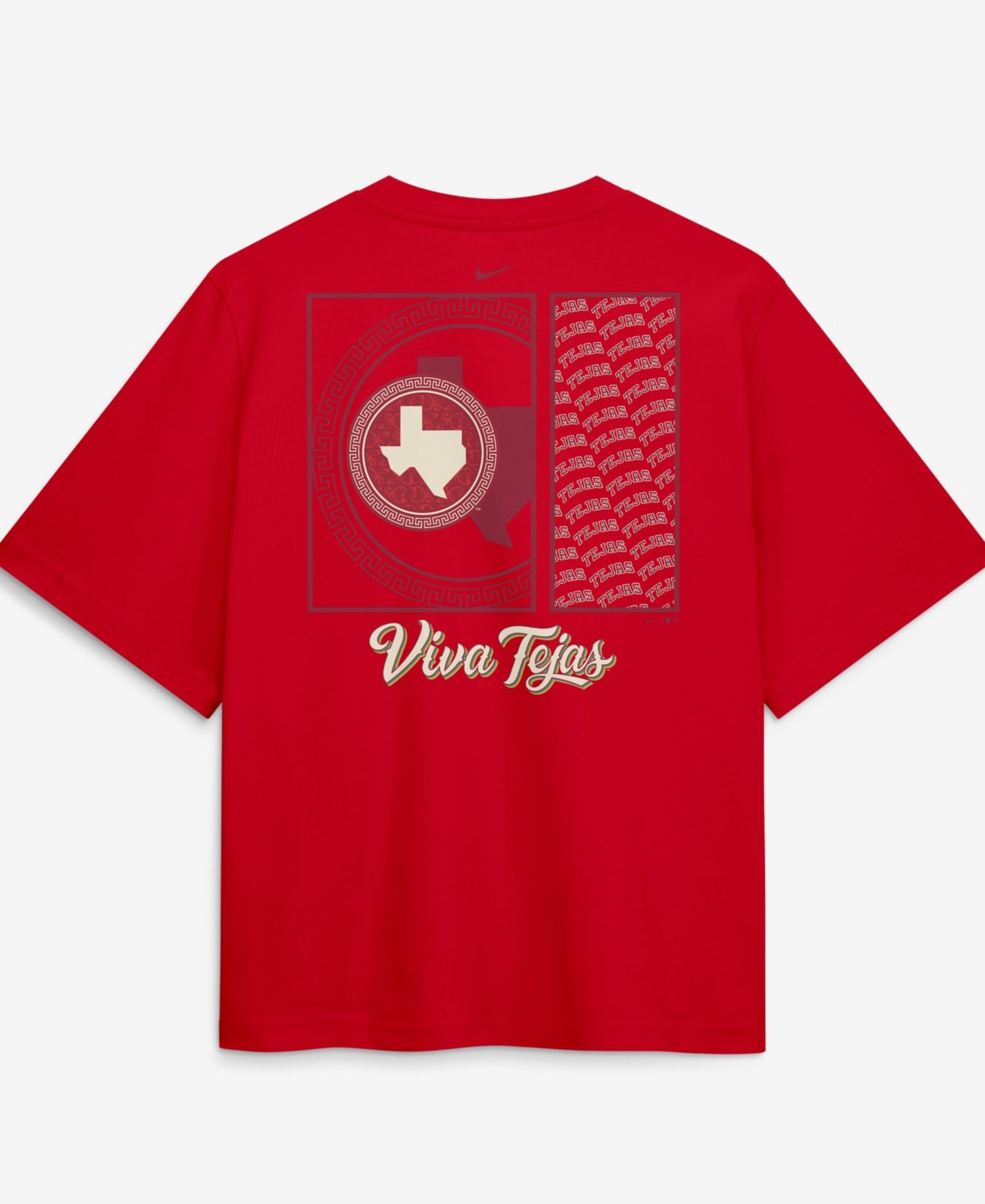 Women's Red Texas Rangers Premium Essentials Relaxed Boxy T-Shirt