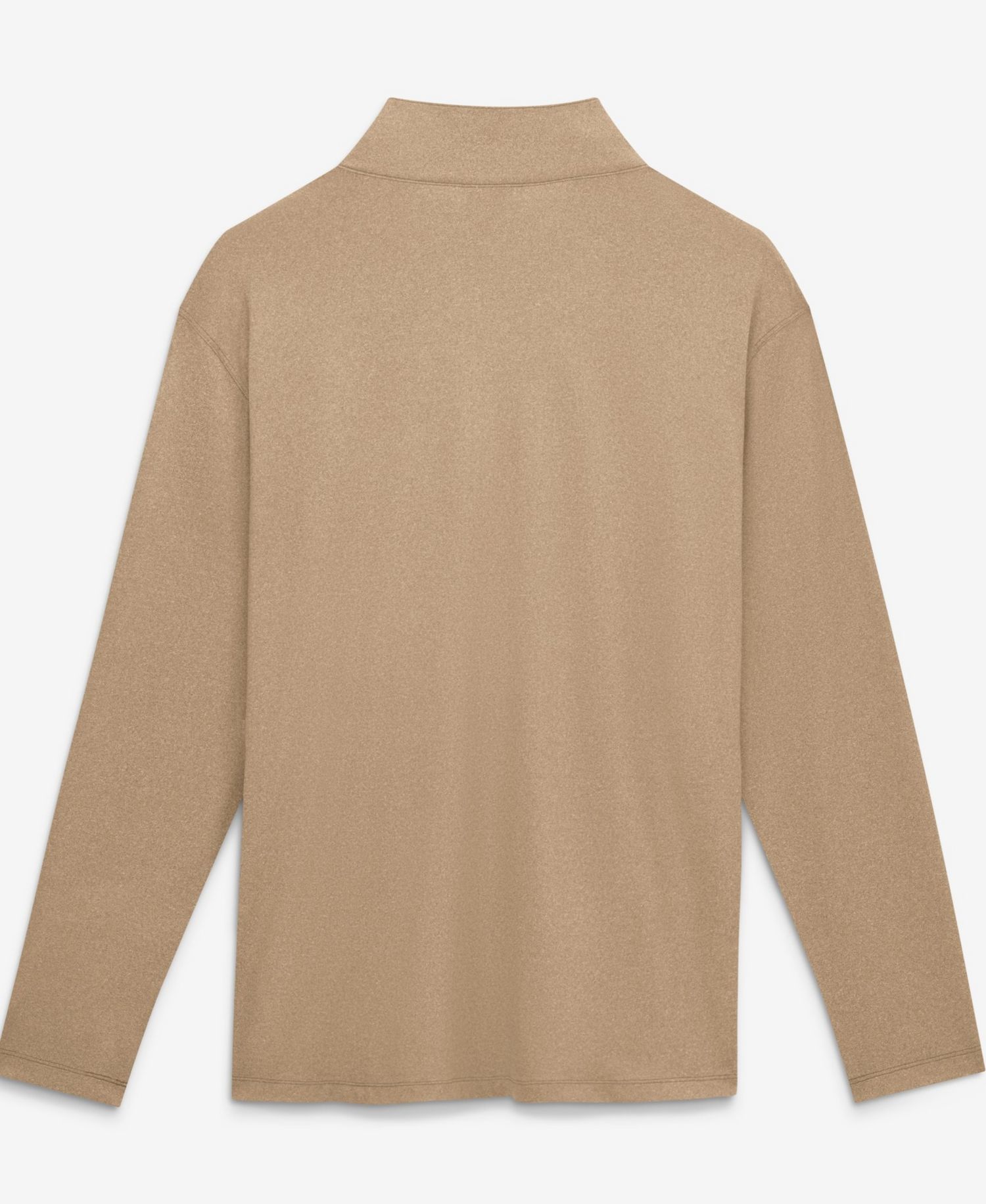 Men's Khaki Los Angeles Dodgers Clutch Quarter-Zip Pullover Sweatshirt