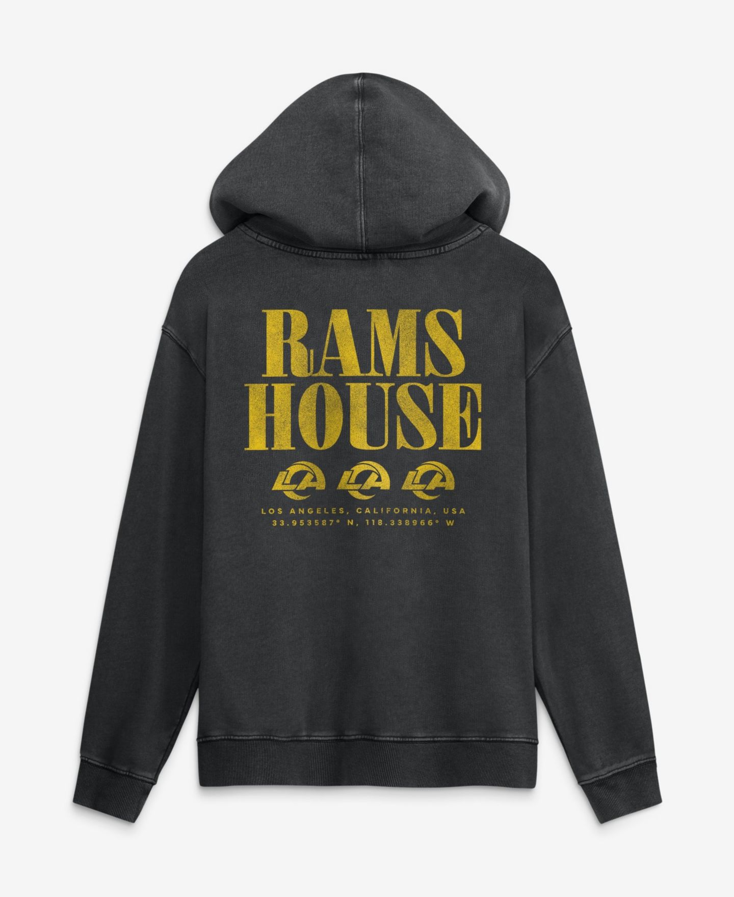 Мужское худи Fanatics Black Los Angeles Rams Relaxed Intense Rivalry French Terry — фото 4