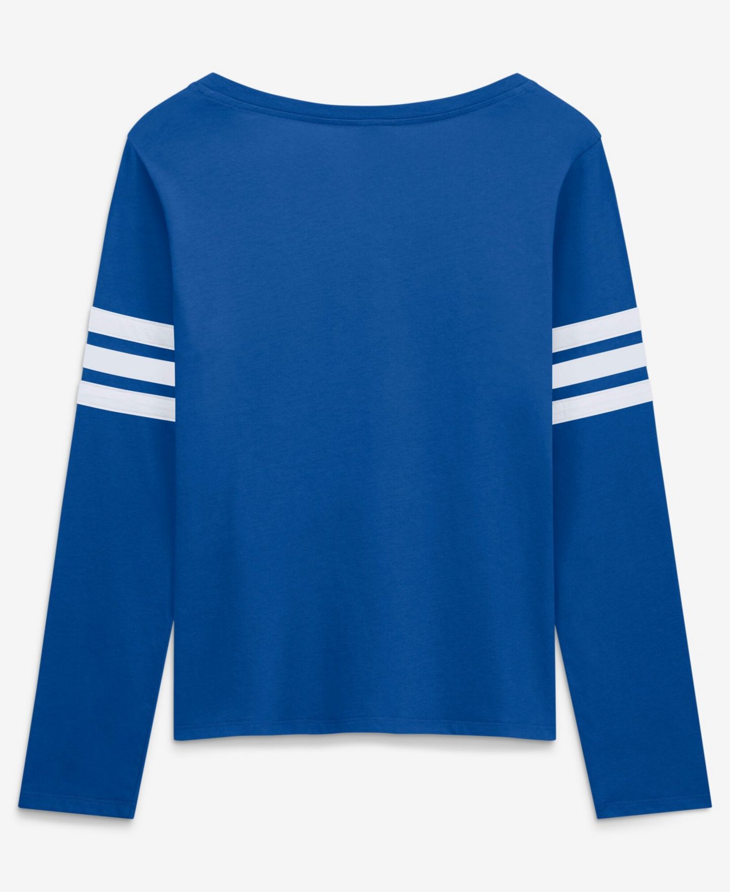 Женская футболка Fanatics Royal New York Giants Team First Coverage Scheme Lace-UpLong Sleeve — фото 2
