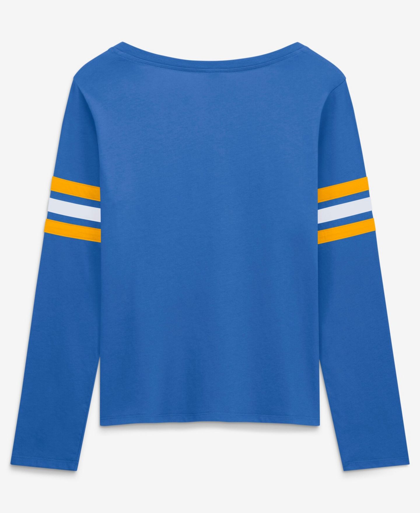 Женская футболка Fanatics Blue Los Angeles Chargers Team First Coverage Scheme Lace-Up Long Sleeve — фото 2