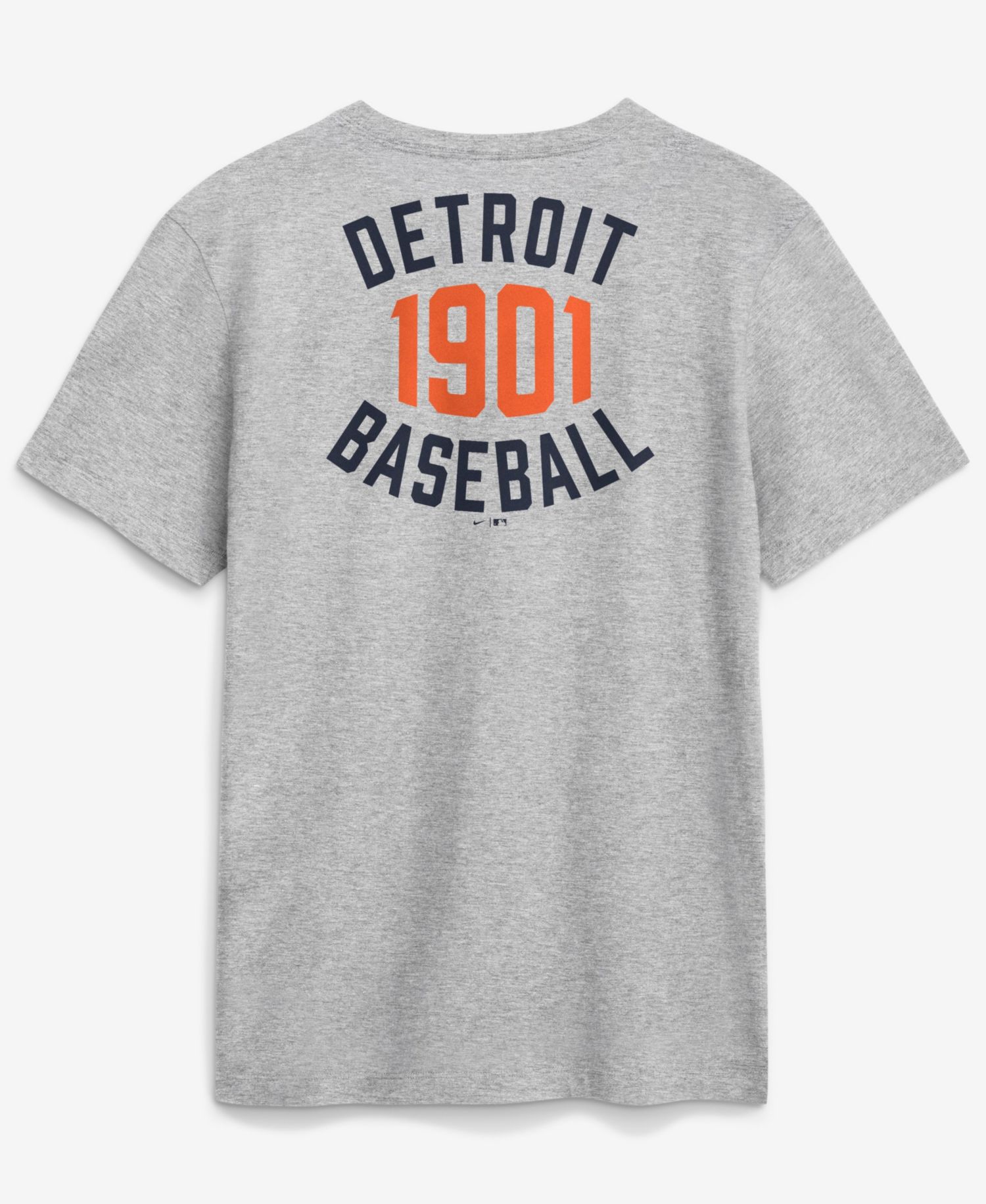 Men's Heather Gray Detroit Tigers Cooperstown 2-Hit T-Shirt