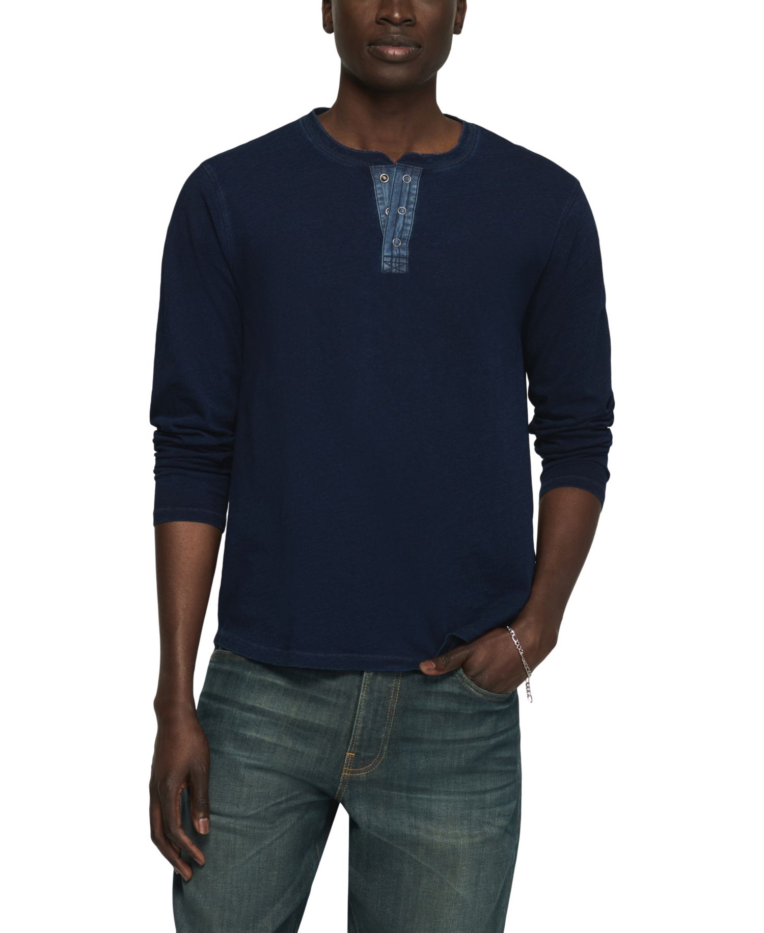 Men's Weekend Slub Henley T-Shirt