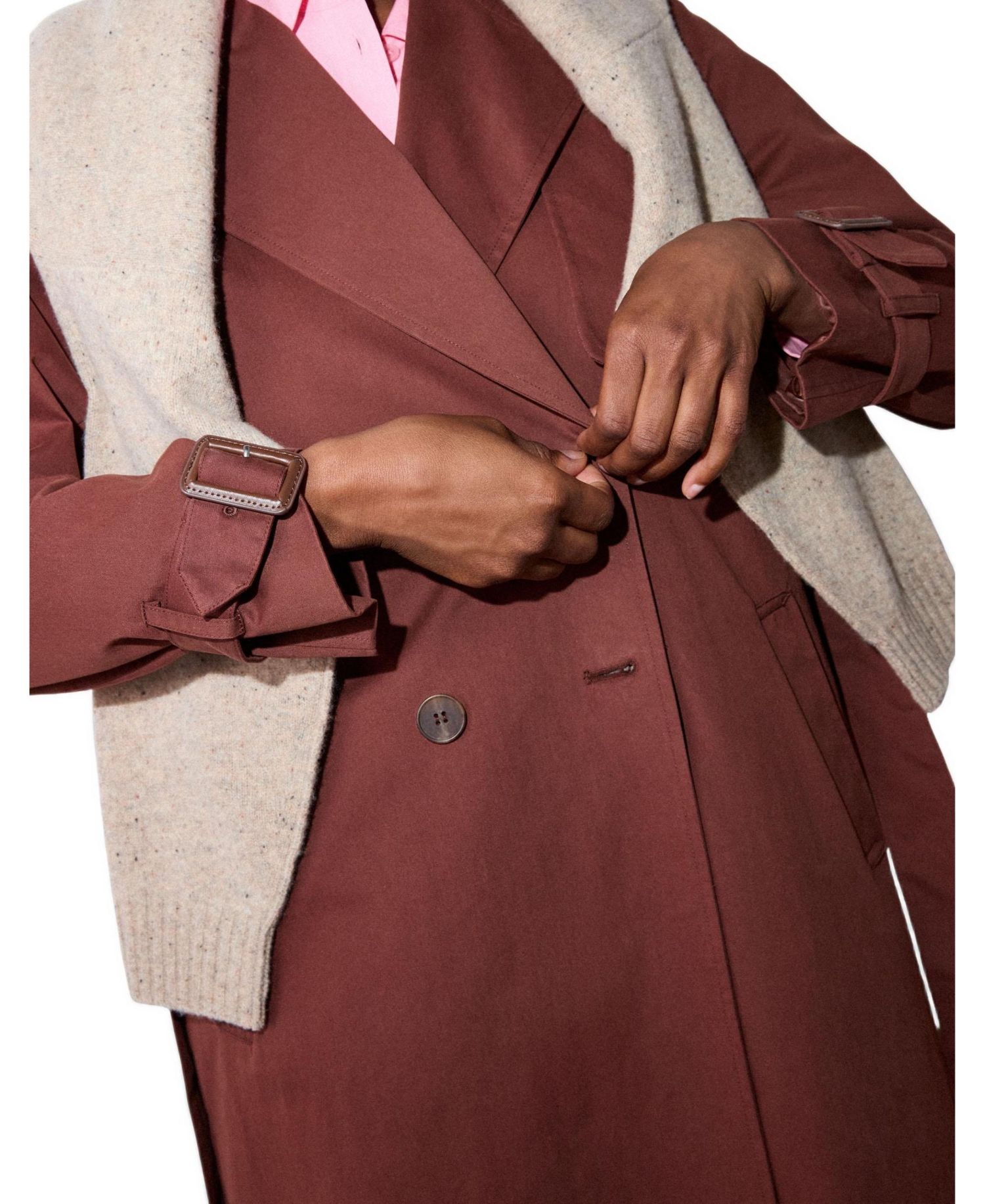 Women's Valentina Double-Breasted Trench Coat