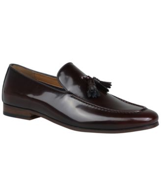Men's Benjiee Tasel Leather Almond-Toe Loafers