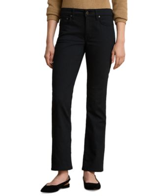 Petite Mid-Rise Straight Cut Jeans