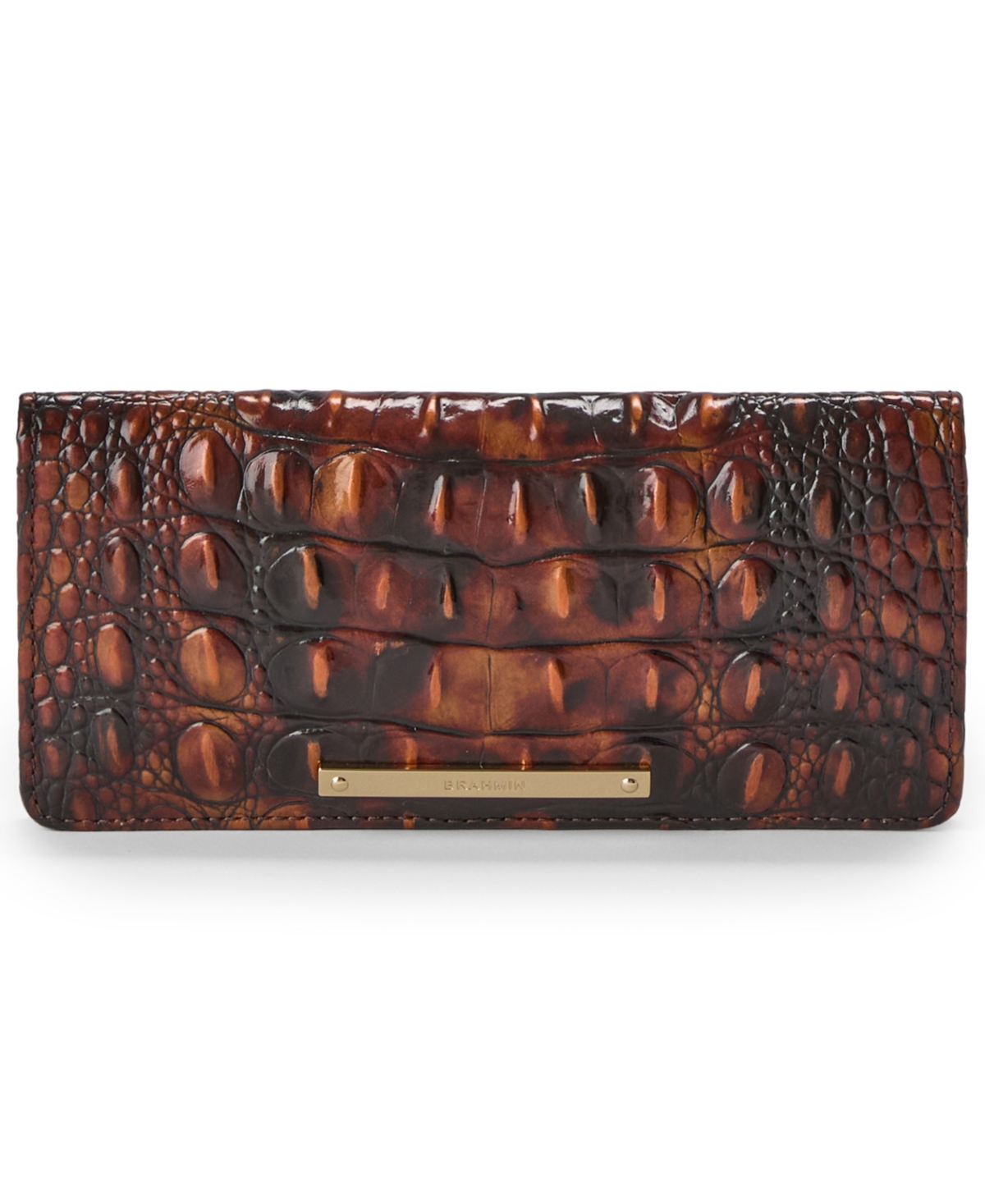 Brahmin Ady Leather Bifold Wallet In Tortoiseshell