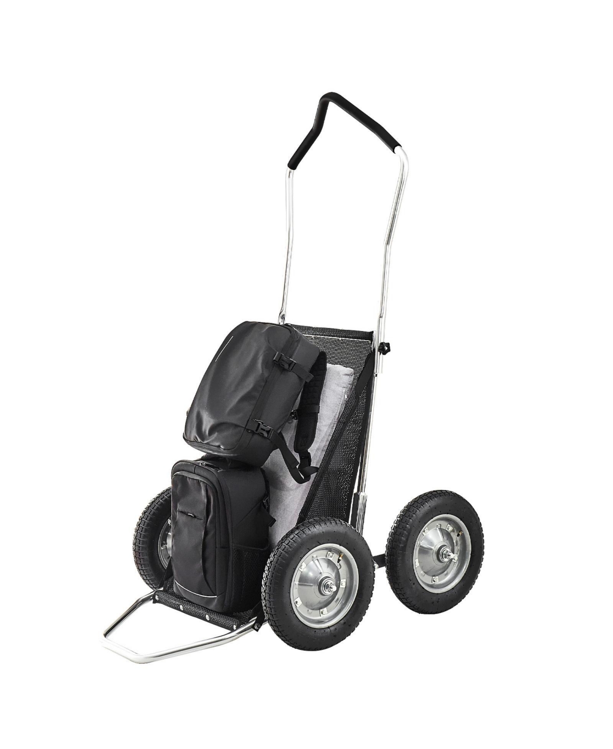 Sugift Folding All Terrain Game Cart with 14 Inch Shock Absorbing Tires and 500 Pound Capacity