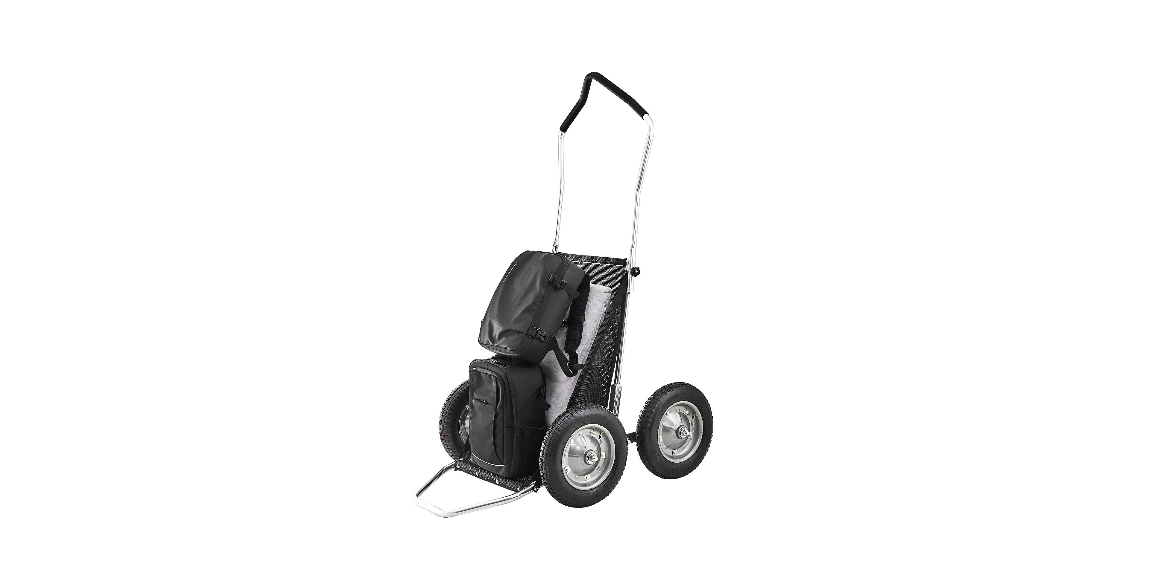 Sugift Folding All Terrain Game Cart with 14 Inch Shock Absorbing Tires and 500 Pound Capacity