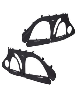 Soft Upper Door Cab Enclosure Kit for 4 Seat Side by Side Vehicles with Zippered Windows