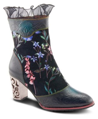 Women's Gaga Mid-Calf Boots with Side Zipper
