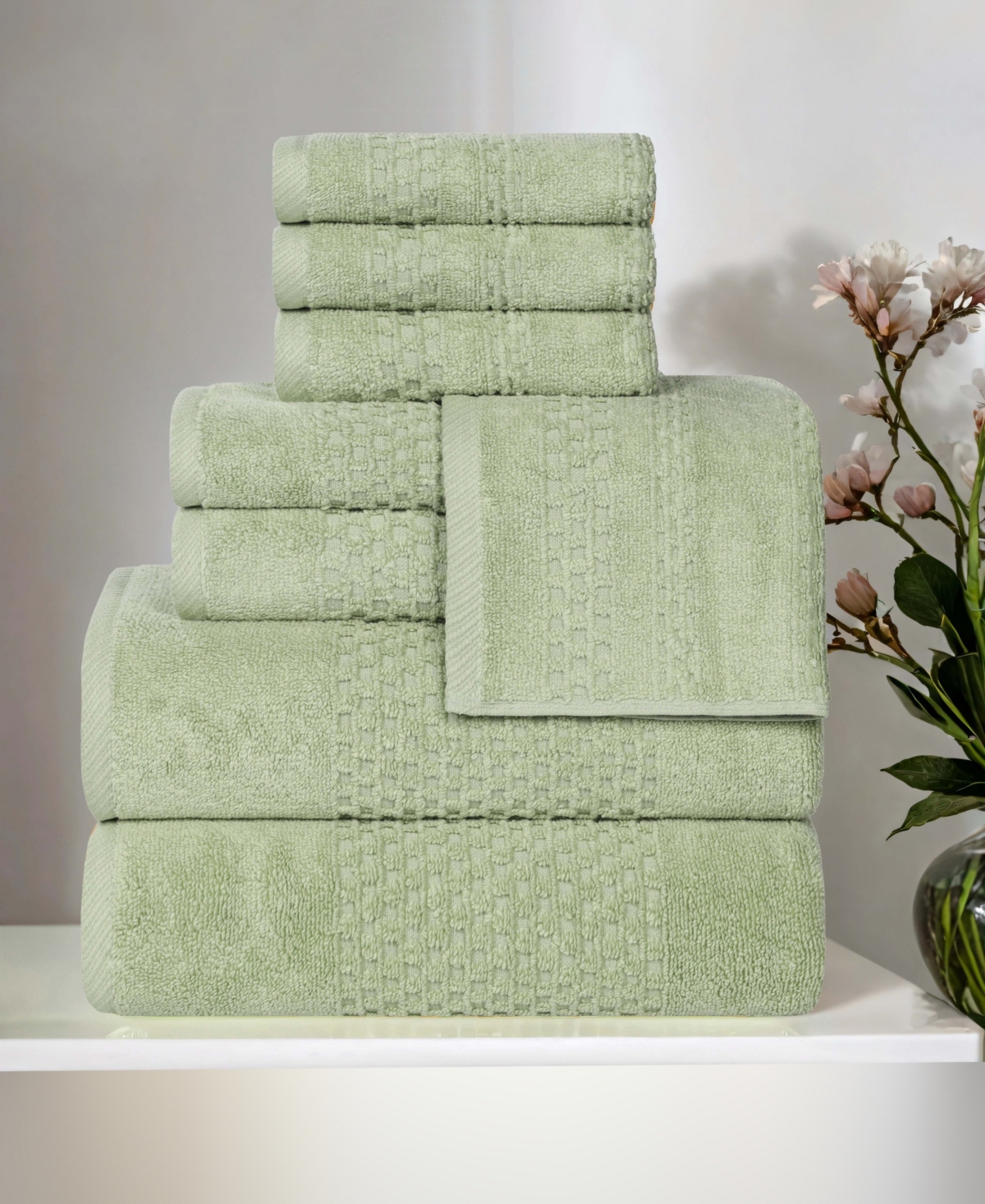 Superior Playa Cotton 8-Piece Towel Set