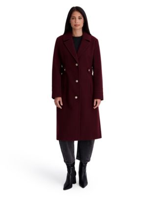 Women's Faux Wool Walker With Button Front