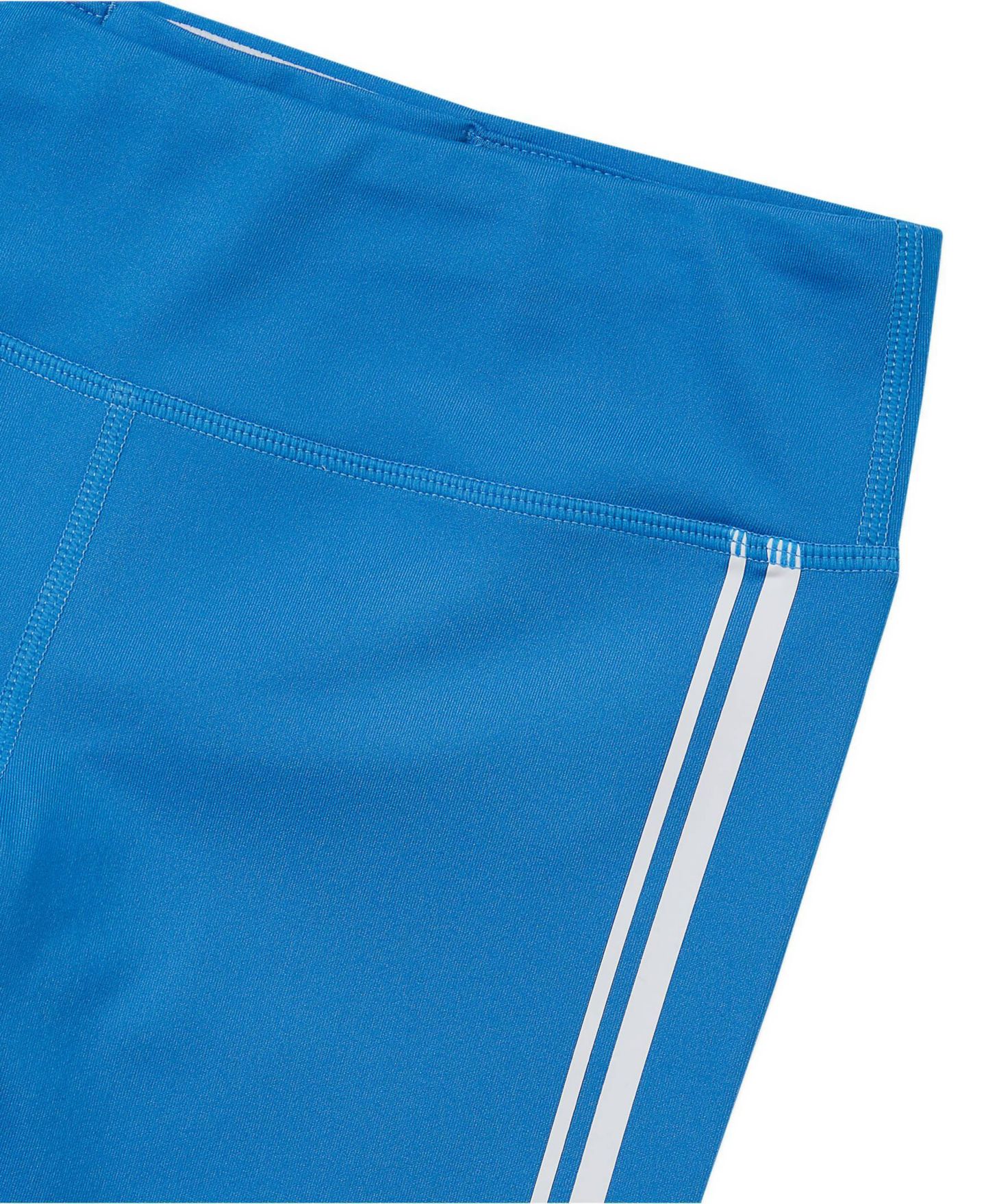 Леггинсы Lands' End Plus Active Flare with Side Stripe для девочек, цвет: Синий — фото 3