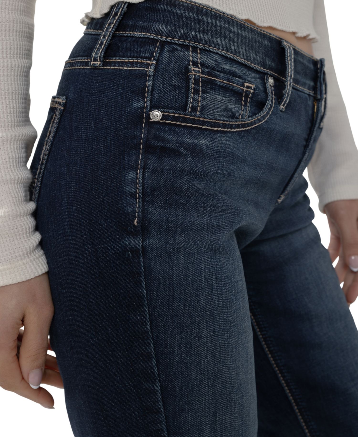 Women's Elyse Mid-Rise Straight-Leg Jeans