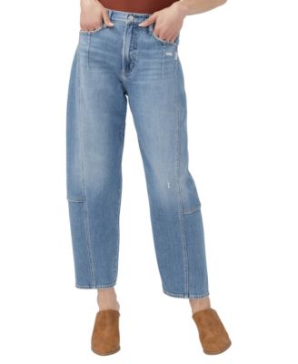 Women's High-Rise Slim Barrel Leg Jeans