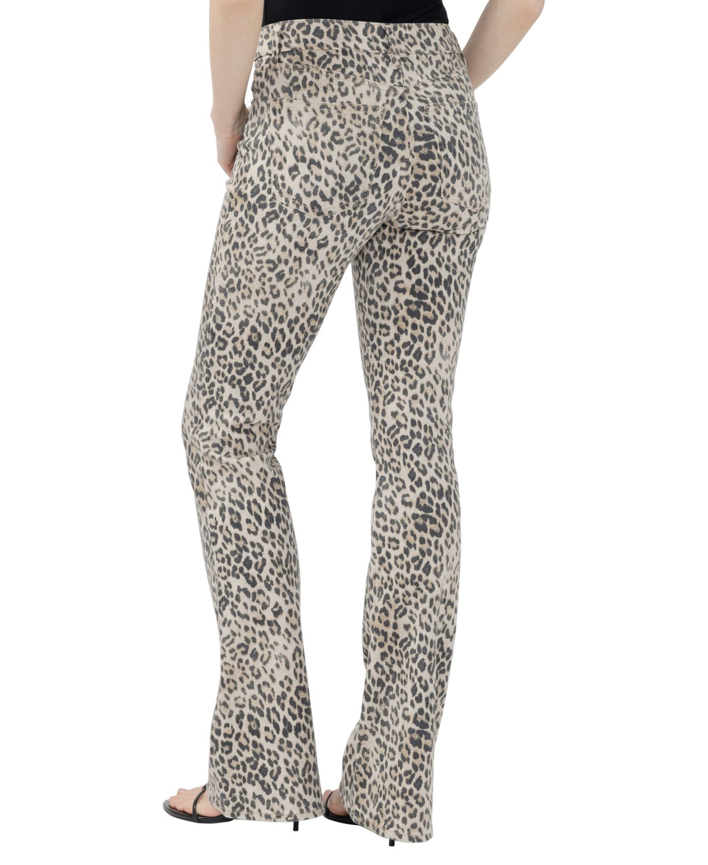 Женские джинсы Silver Jeans Co. Avery High-Waisted Leopard-Print Denim Jeans, цвет: Рыжевато-коричневый леопардовый — фото 3