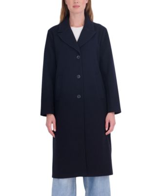 Women's Single Breasted Back-Inserted Belt Coat