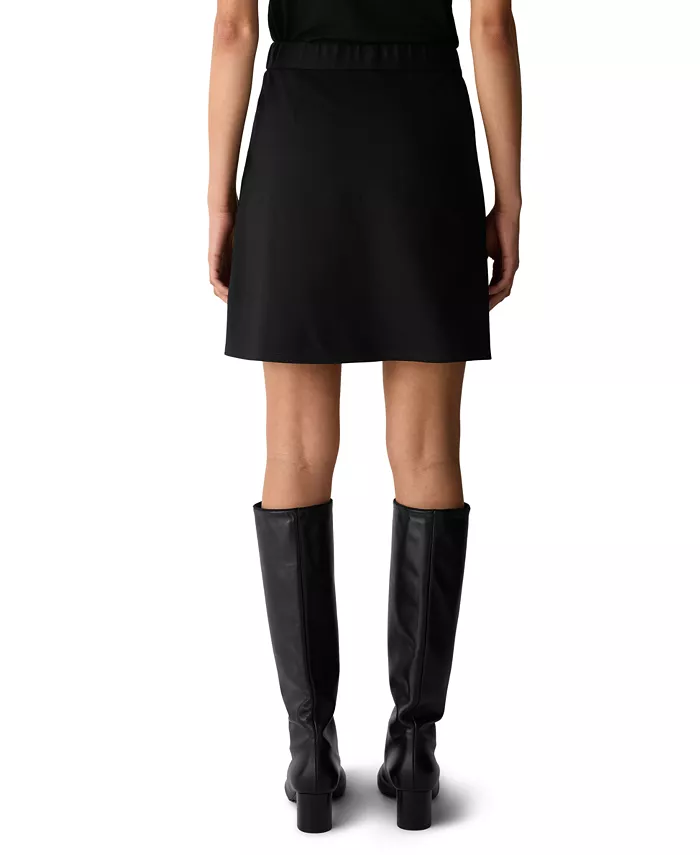 Women's Flared Mini Elastic-Waist Skirt - thumbnail 4