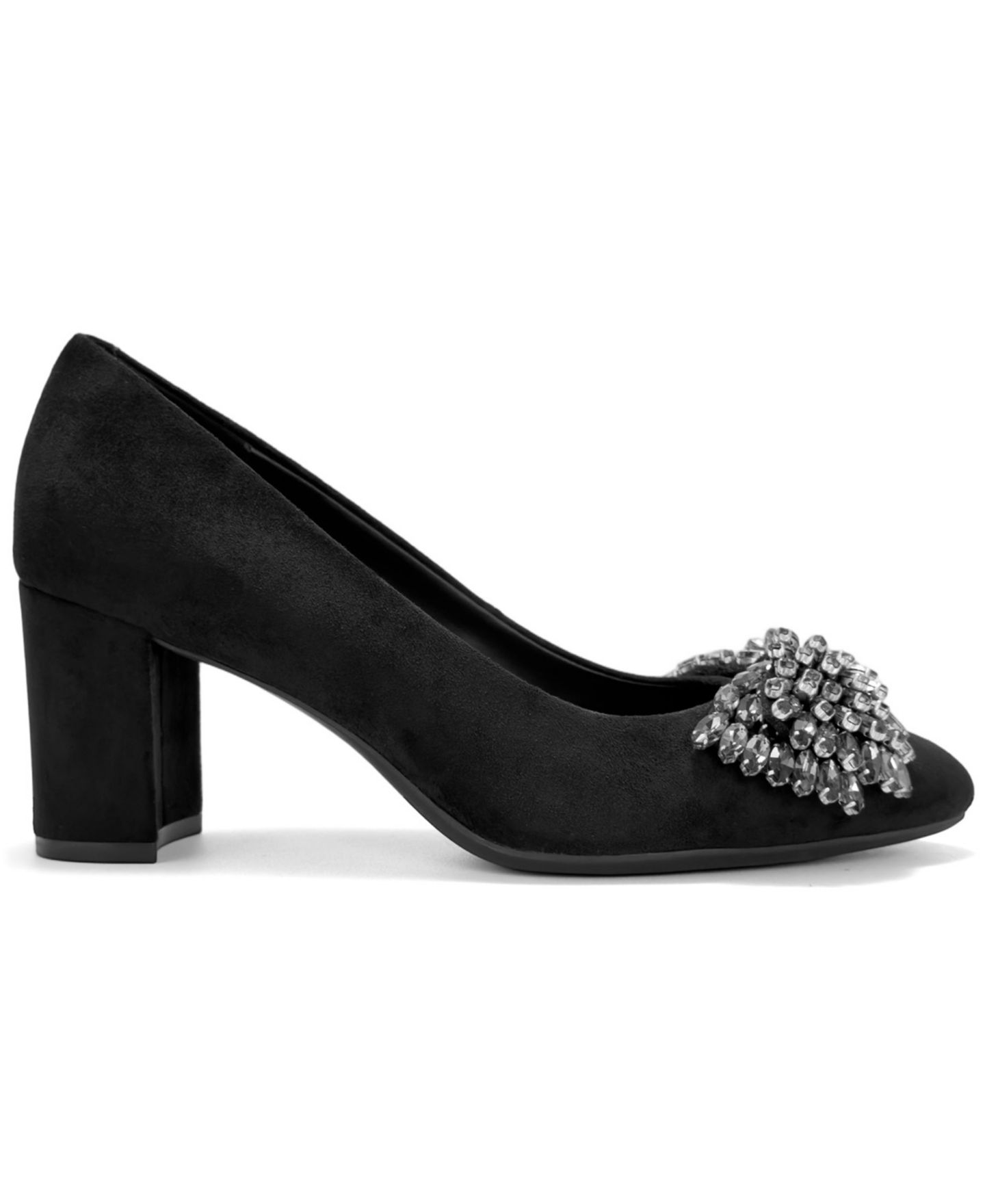 Женские нарядные туфли-лодочки Aerosoles Betsy с бантом, цвет: Чёрный искусственный замшевый — фото 2