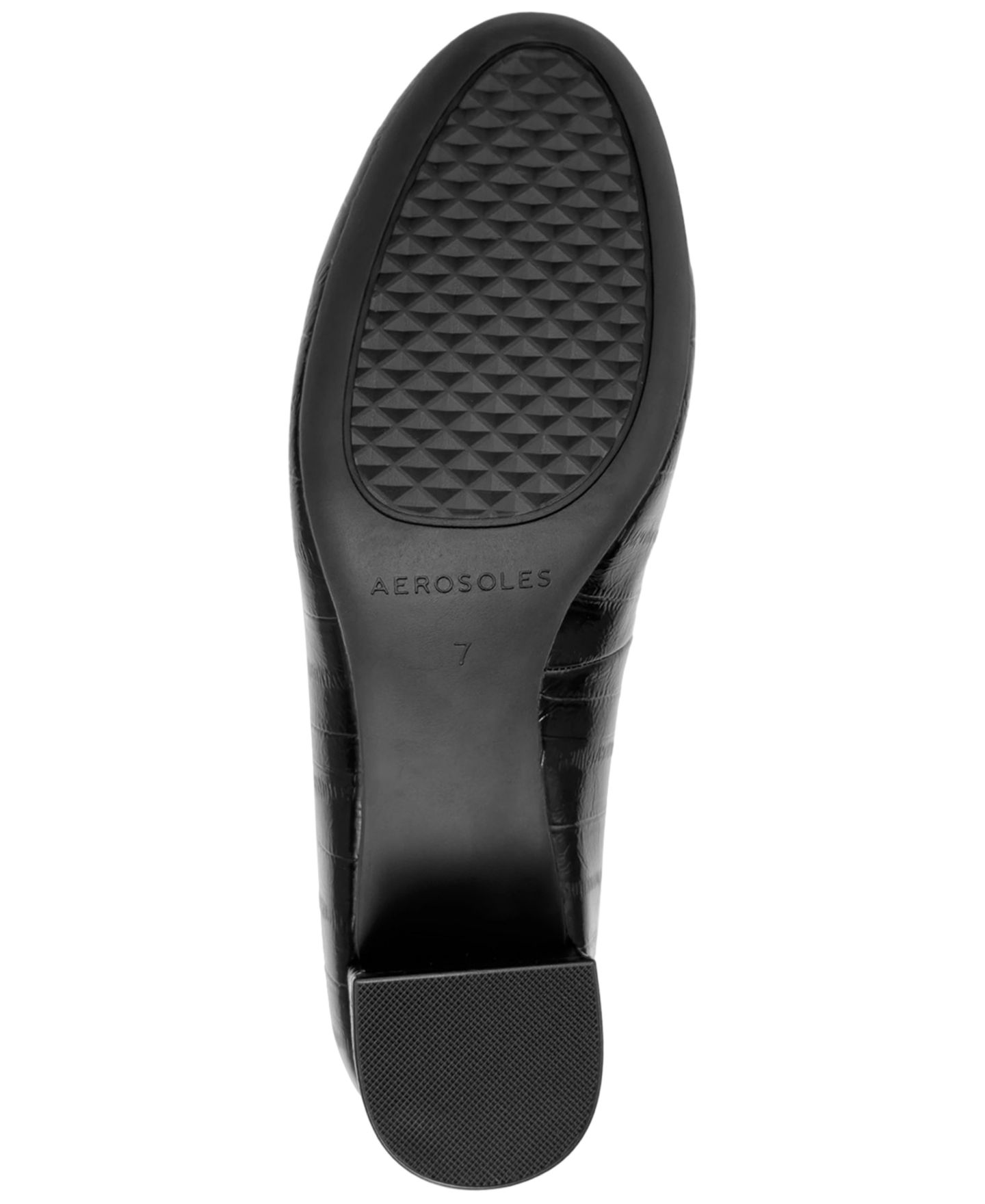 Женские туфли-лодочки Aerosoles Ebella на устойчивом каблуке, цвет: Чёрный — фото 5