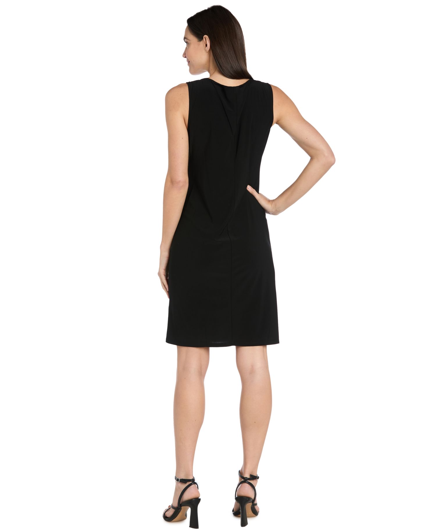 Petite Scoop Neck A-Line Dress and Jacket, 2-Piece Set