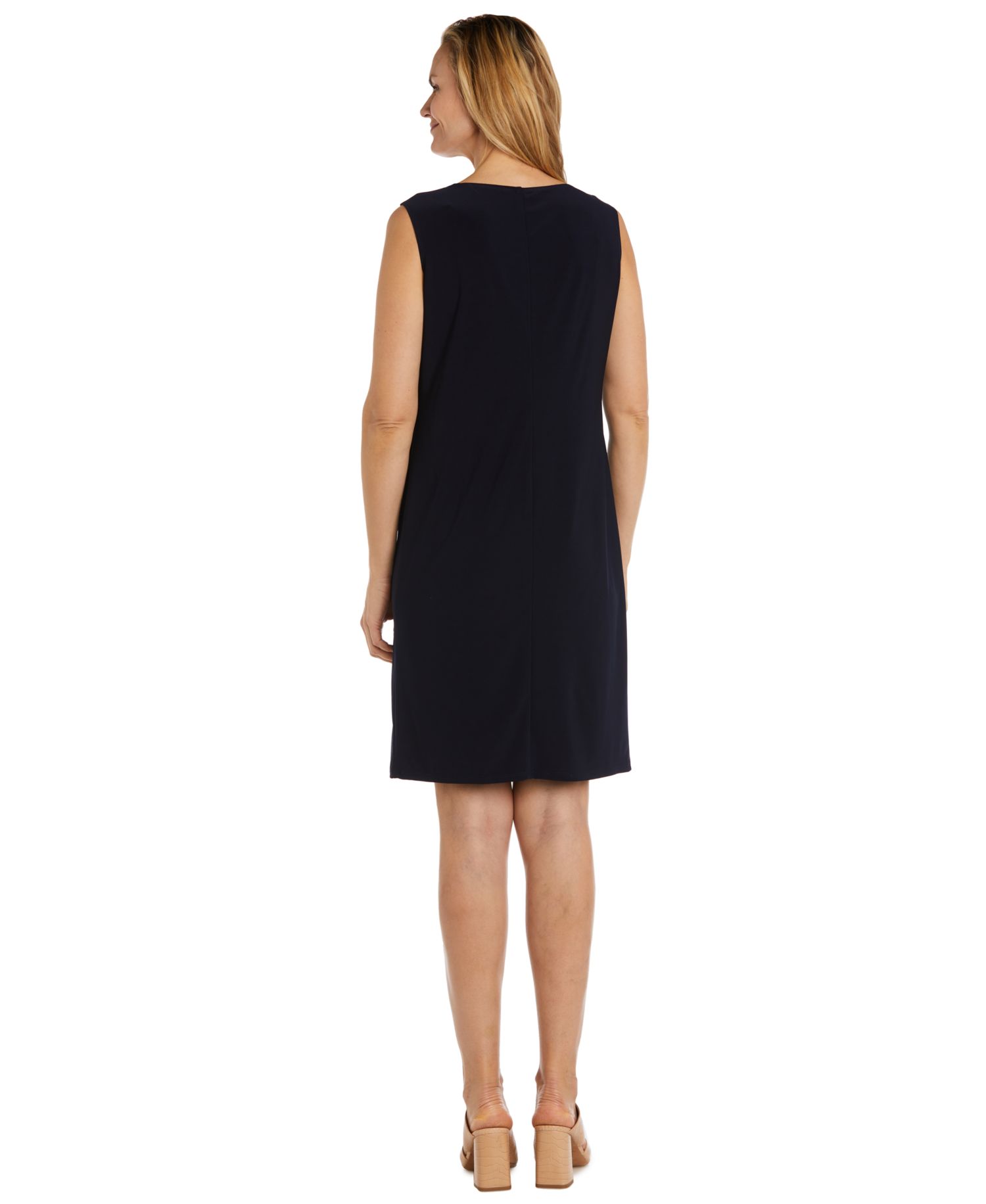 Women's Printed 3/4-Sleeve Dress and Jacket, 2-Piece Set