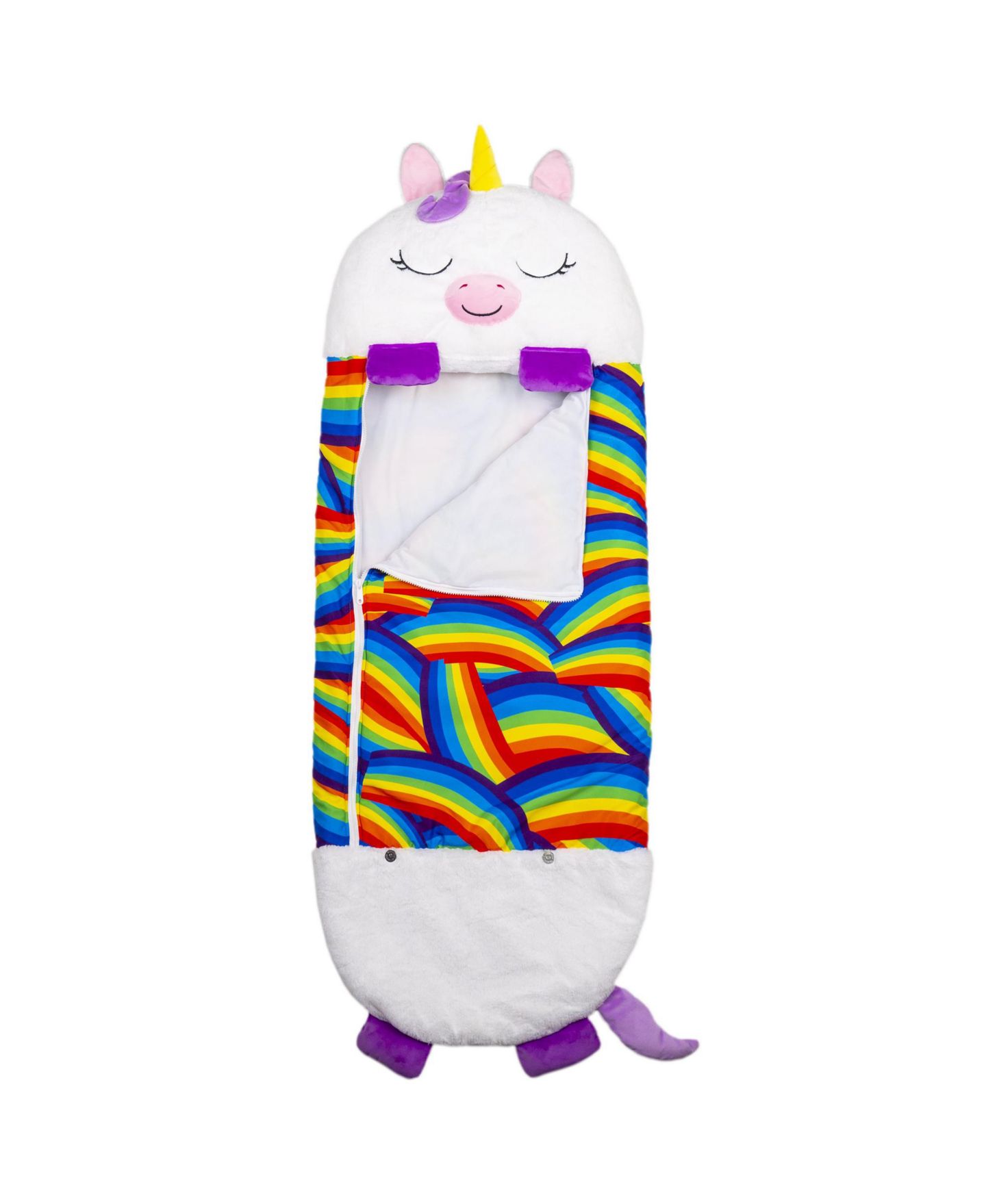 Детская мягкая игрушка Happy Nappers Weighted Unicorn Plush, Large — фото 1