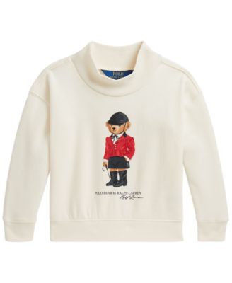 Girls' 2T-6X Polo Bear Fleece Boxy Sweatshirt