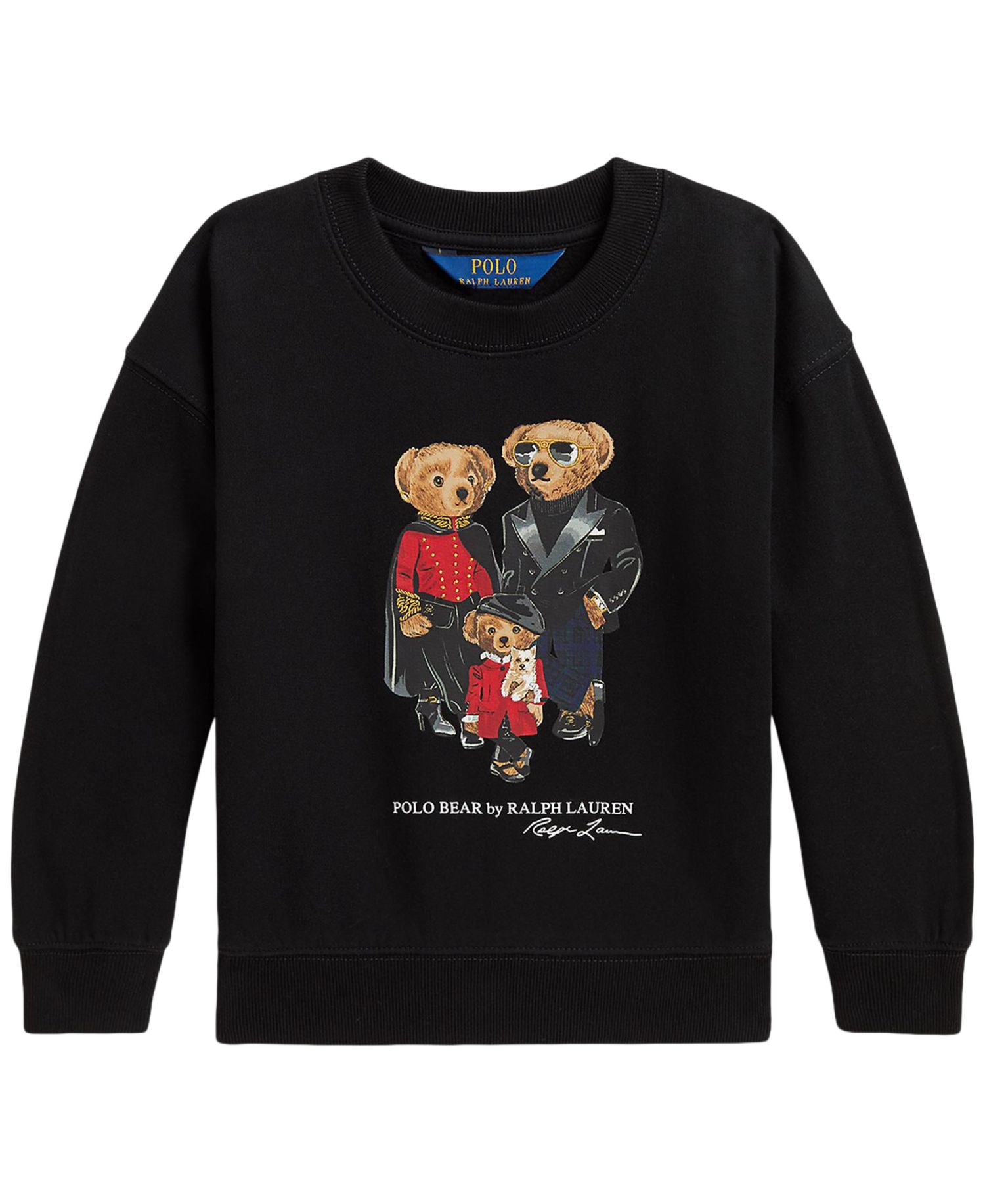 Girls' 2T-6X Polo Bear Family Graphic Sweatshirt