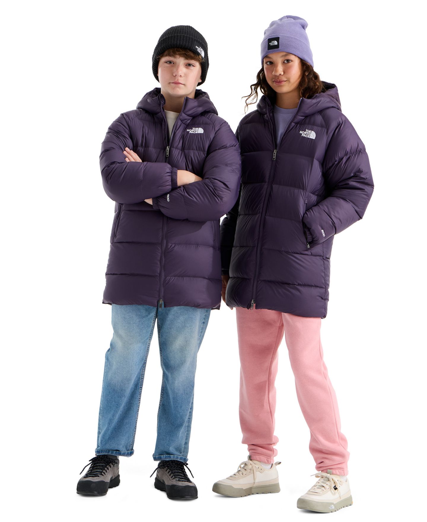 Детская куртка The North Face Hydrenalite Down Hooded Parka, цвет: Сумеречный — фото 2