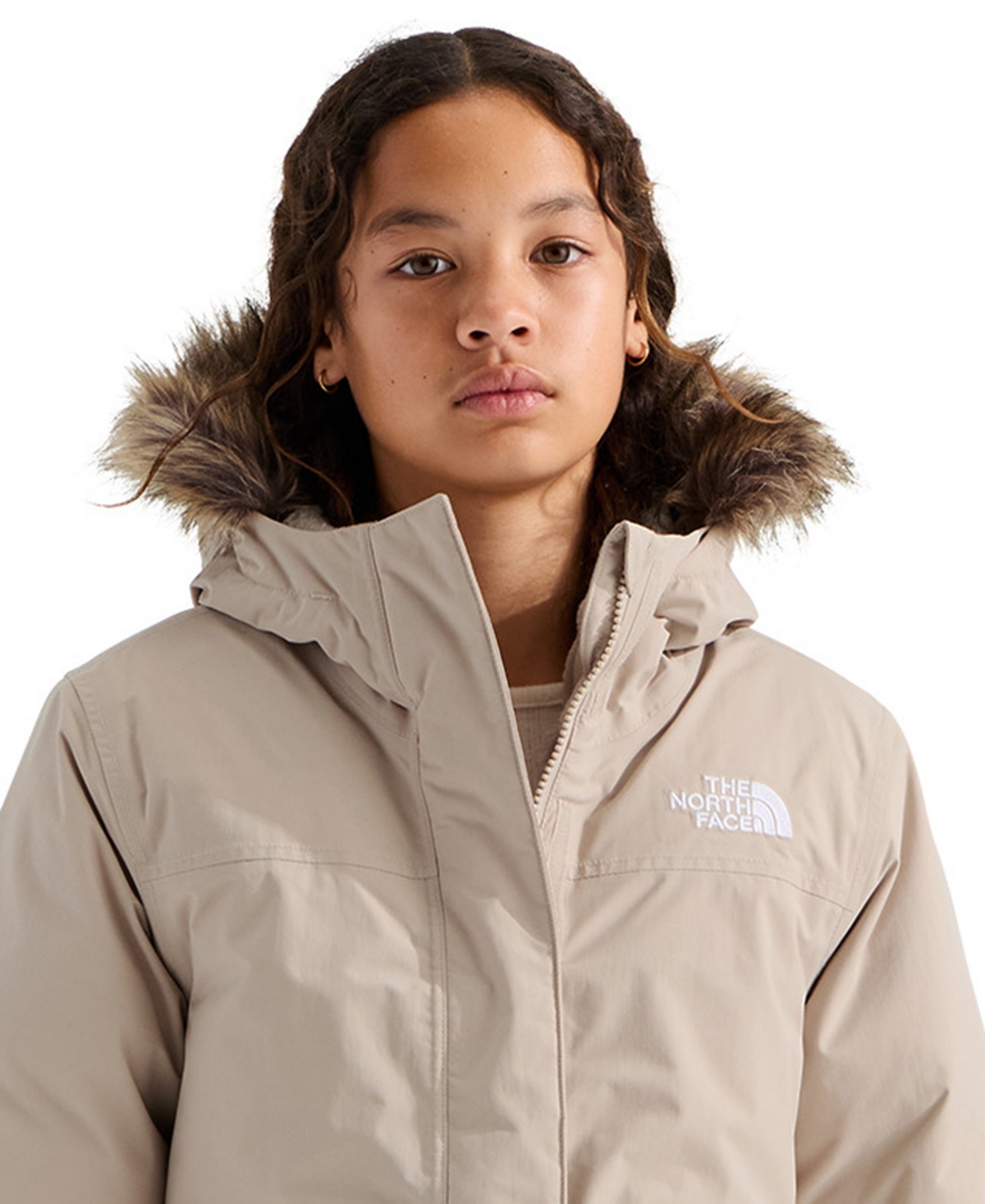 The North Face Girls' 7-18 Hooded Parka Jacket