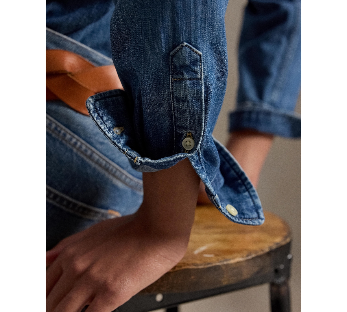 Polo Ralph Lauren Women's Slim-Fit Denim Shirt