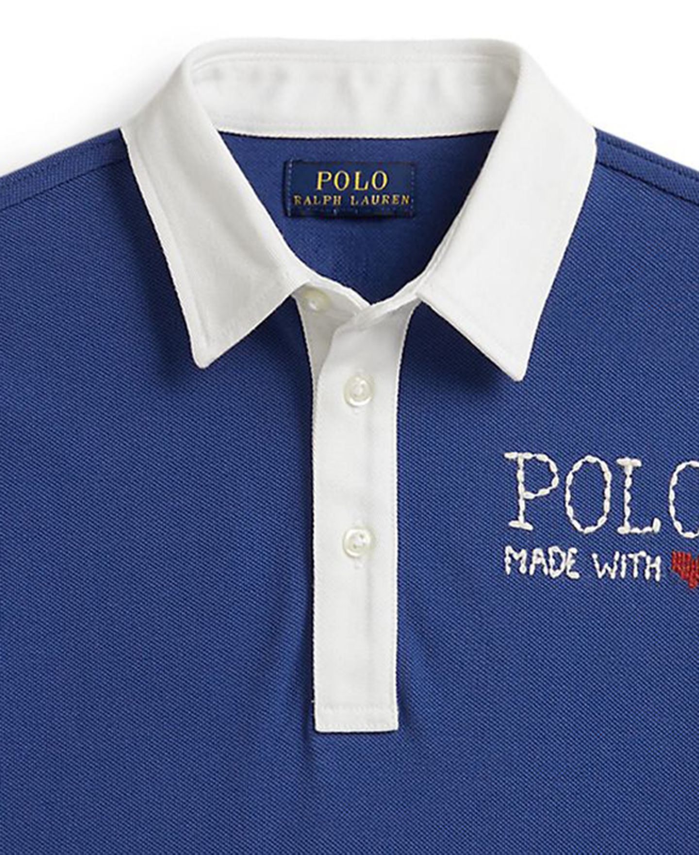 Детское регбийное платье Polo Ralph Lauren с логотипом из хлопковой сетки, 2T-6X, цвет: Лазурный — фото 3