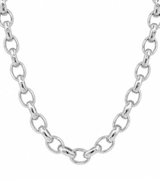 Silver, Gold Lobster Clasp Closure Chain Necklace