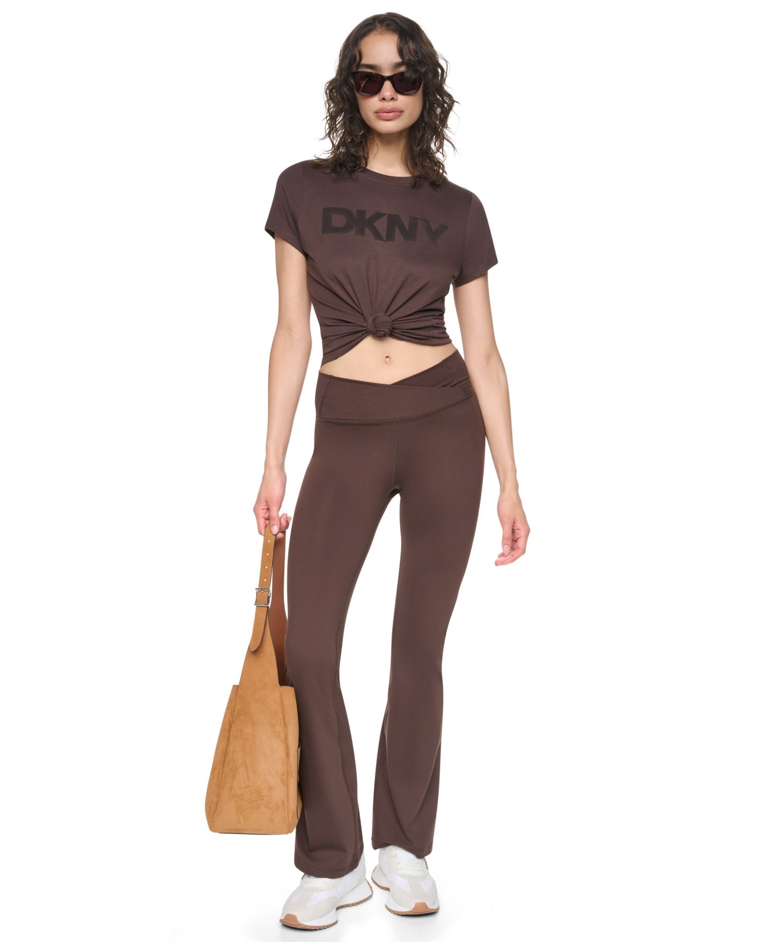 Women's Flocked Logo Crewneck T-Shirt