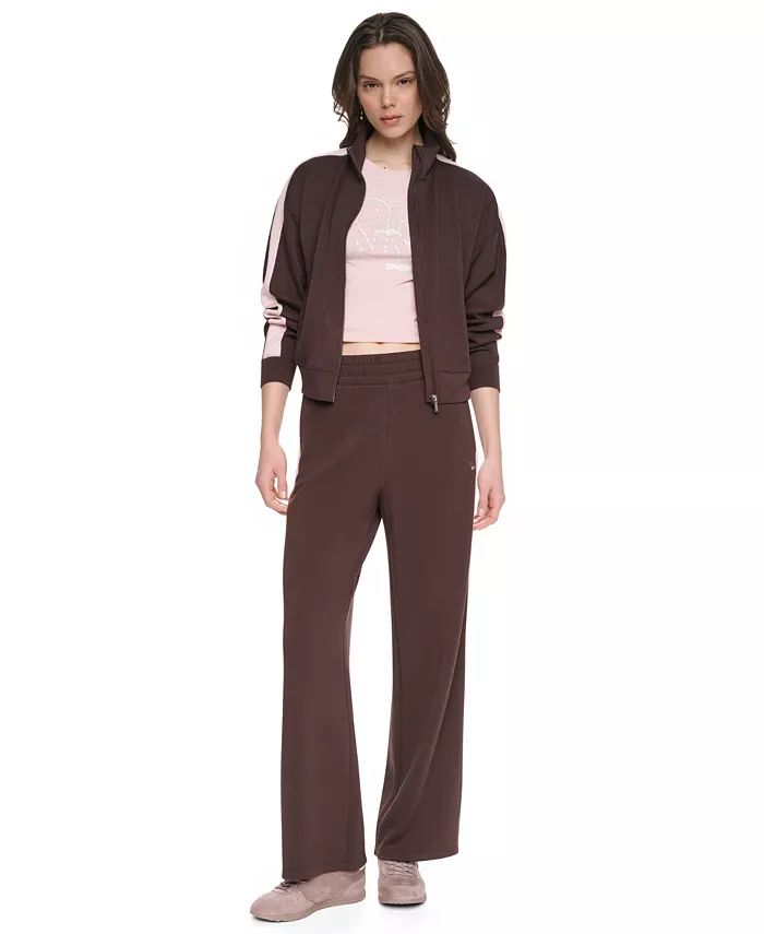 Women's High-Rise Modified Wide-Leg Side-Stripe Pants - thumbnail 3