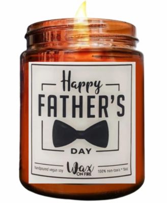 Happy Father's Day Candle Lavender Scented Soy Wax, 10oz