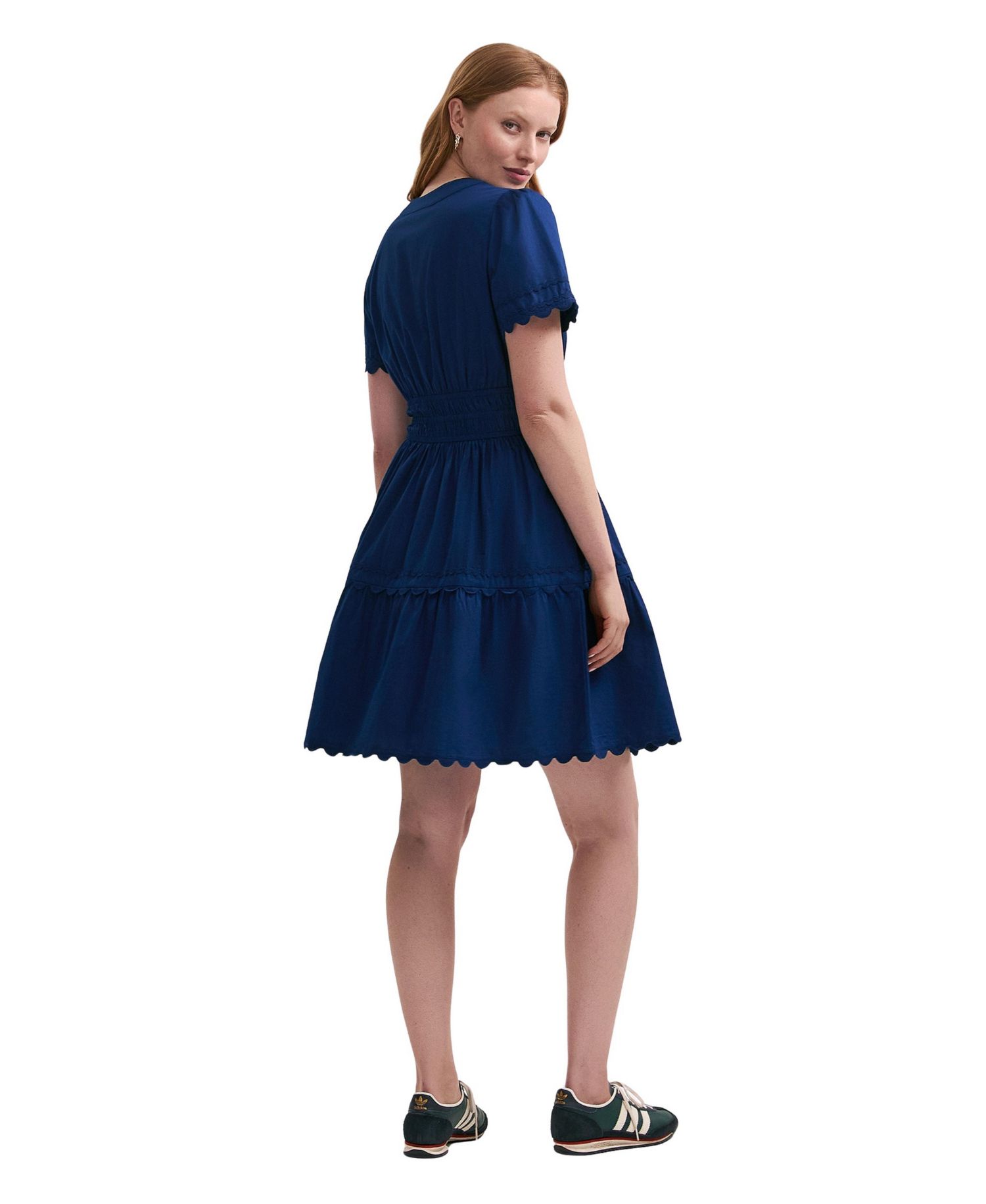 Women's Reece V-Neck Short-Sleeve Fit & Flare Dress