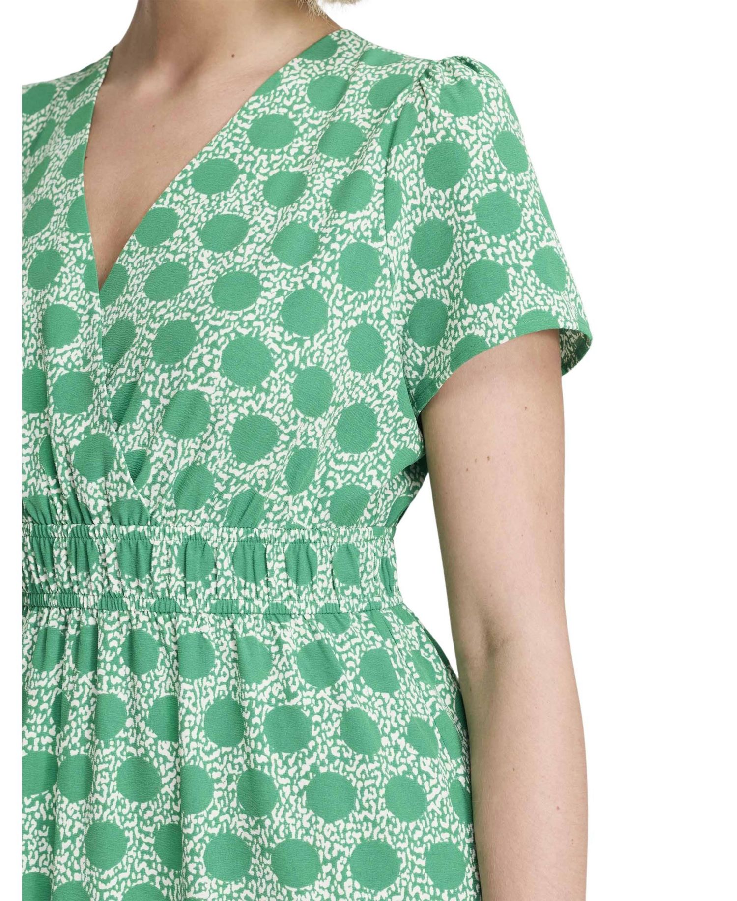 Women's Deena Wrap Tiered V-Neck Midi Dress