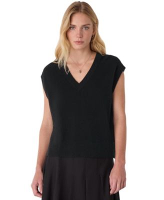 Women's V-Neck Cashmere Sleeveless Sweater Vest