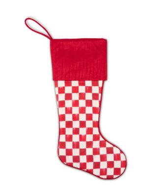 Cherry Check Stocking