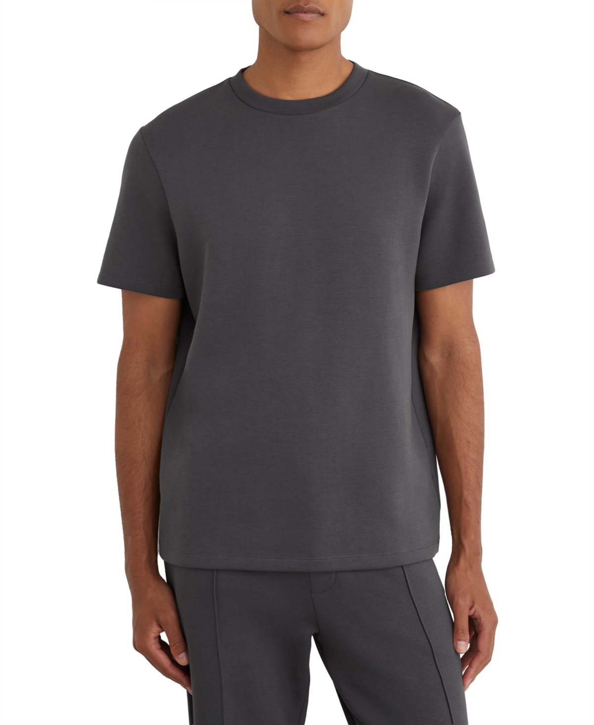 Reiss Men's Barton Modern-Fit Interlock Cotton-Modal Blend T-Shirt